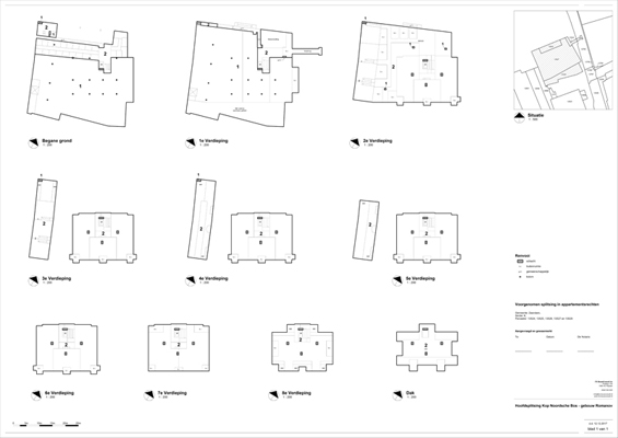 Splitsingstekeningen Romanov -Hoofdsplitsing Kop Noordsche Bos - gebouw Romanov.jpg
